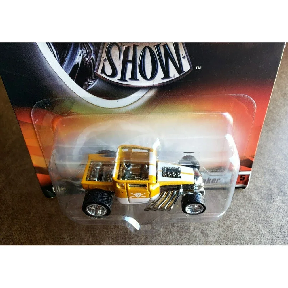 2007 Hot Wheels BONE SHAKER Metalflake Dark Yellow STREET SHOW SERIES SS5SP 1:64